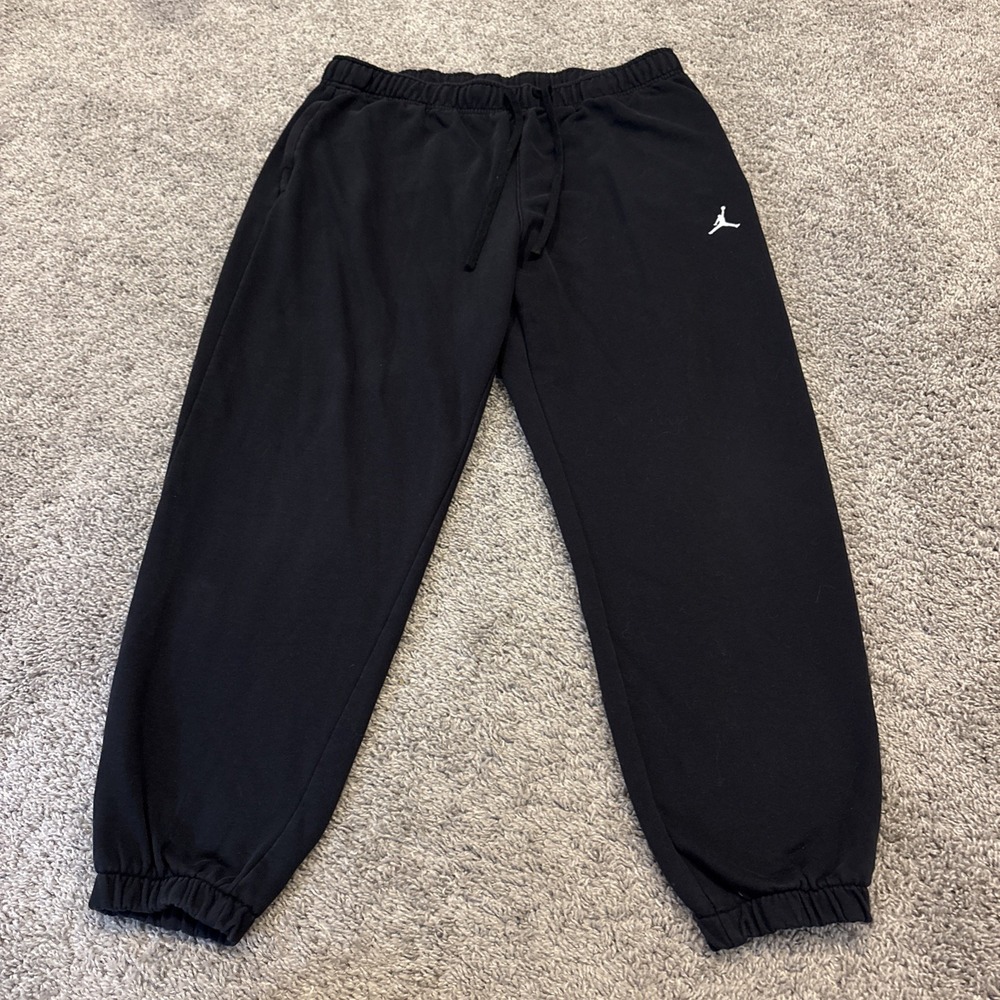Nike Air Jordan Pants XL Sport Crossover Terry Fleece Joggers FV8608-010 Black